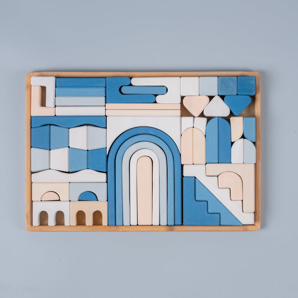 Abstract geometric building blocks