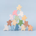 Mischievous Kids Building Blocks